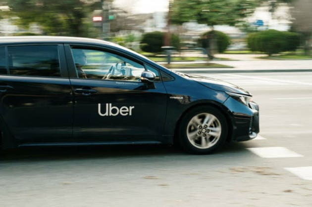 Uber car