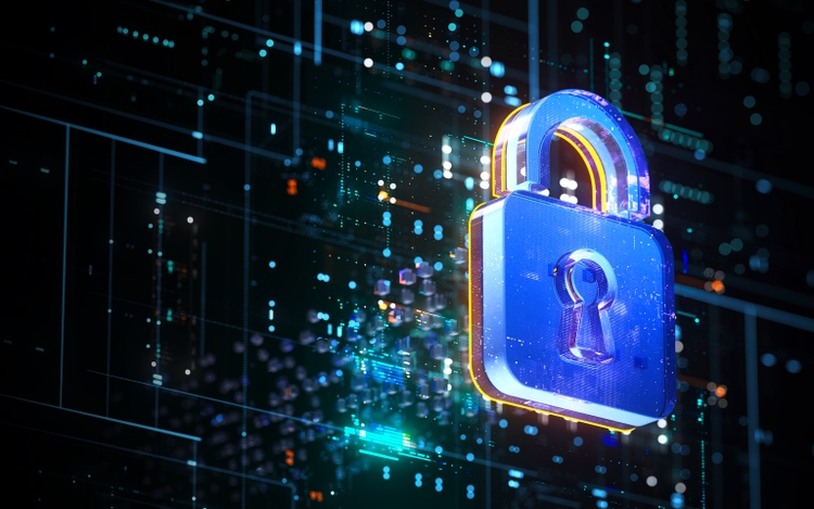 Phishing Cyber Security Fingerprint Ransomware Email Encrypted Technology, Digital Information Protected Secured