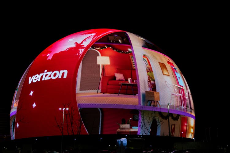 Las Vegas Sphere at Night