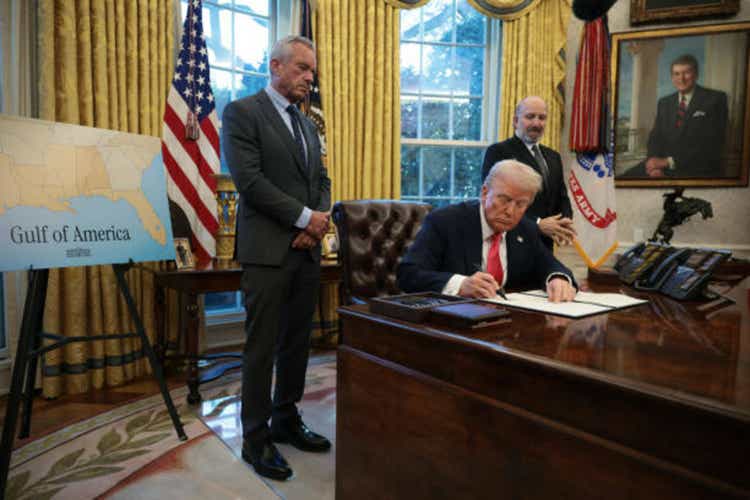 President Trump Signs Executive Orders At The White House