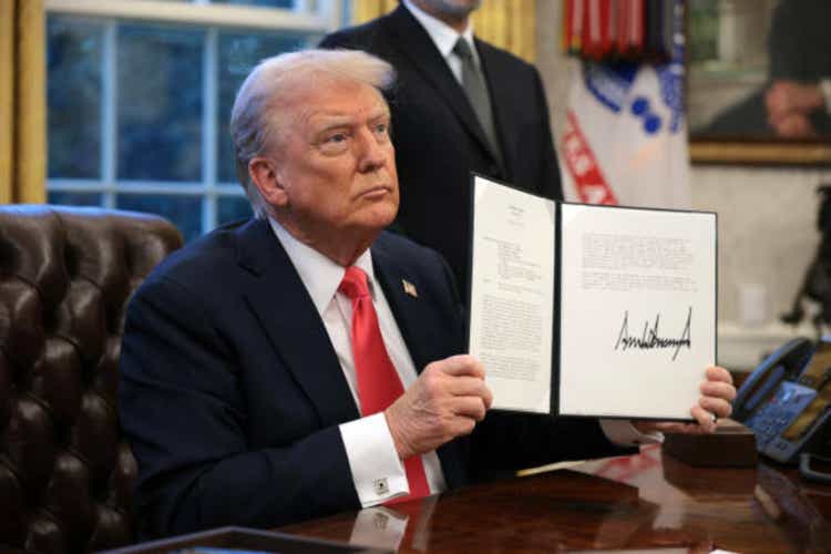 President Trump Signs Executive Orders At The White House