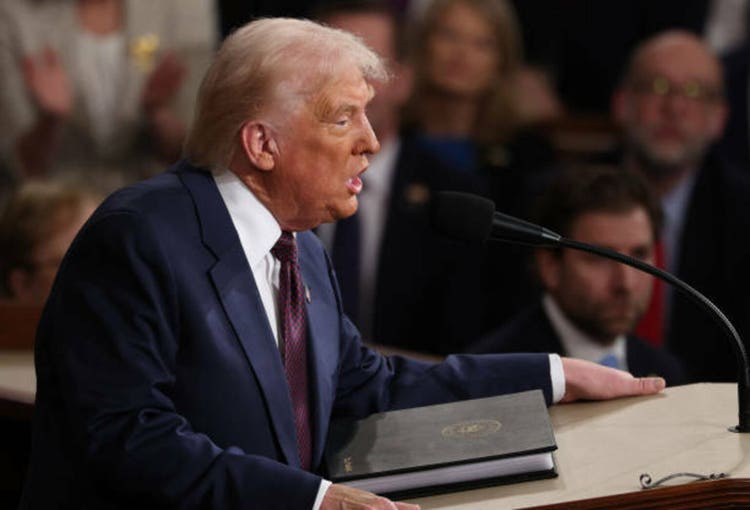 Donald Trump Delivers Joint Address To Congress