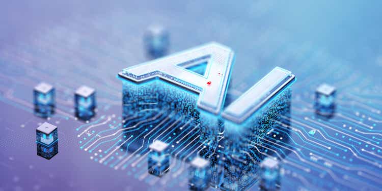 AI Technology - Artificial Intelligence Concepts. Wide