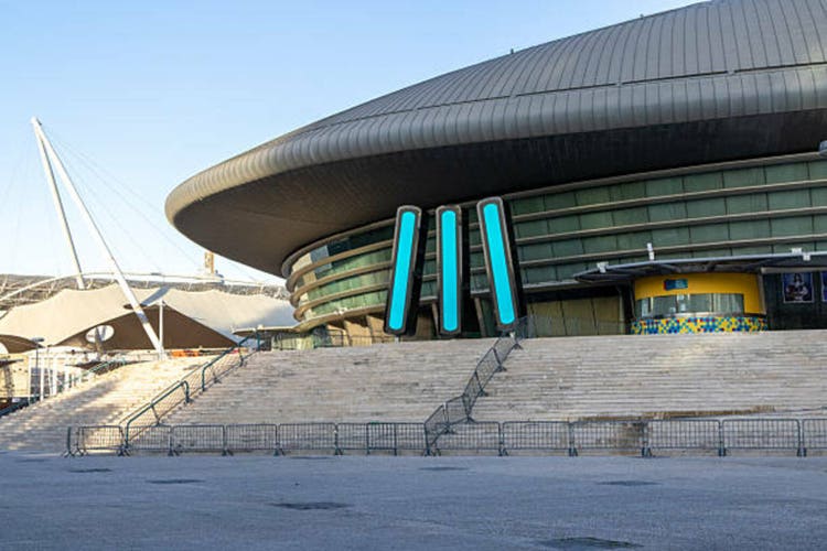 Altice arena, formerly known as meo arena, showing its modern architecture in lisbon, portugal
