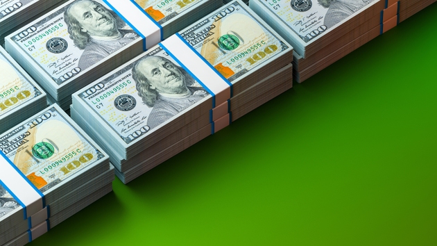 Stacks of Cash: Finance and Wealth Concept