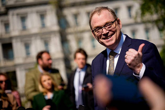 Director Of The National Economic Council Kevin Hassett Speaks To The Press At The White House