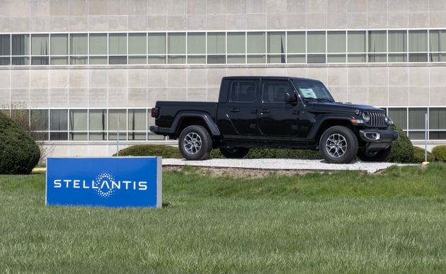 Stellantis Transmission plant. Jeep Gladiator display at the Stellantis plant for Dodge, Chrysler, Jeep and Ram. MY:2025