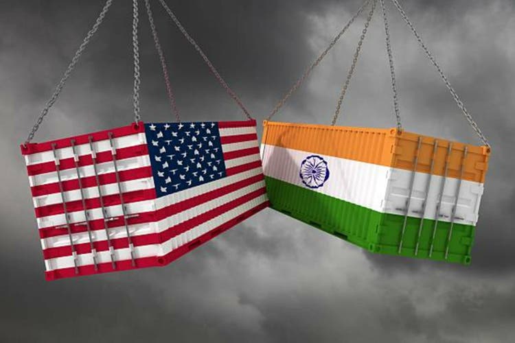 US tariff on India import trade war cargo shipping container