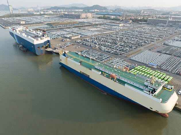 China EV exports worldwide surge 87% Y/Y to 199,836 in November;