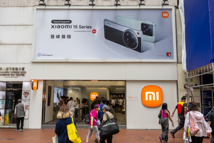 Xiaomi store in Causeway Bay, Hong Kong
