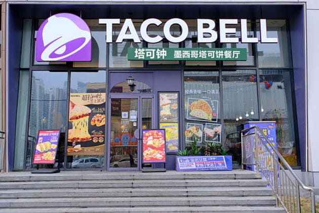 Taco Bell restaurant facade