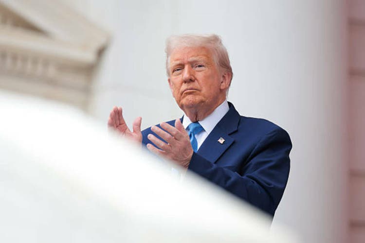 President Trump Visits Arlington National Cemetery On Memorial Day
