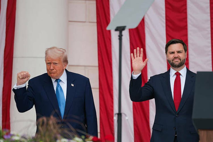 President Trump Visits Arlington National Cemetery On Memorial Day