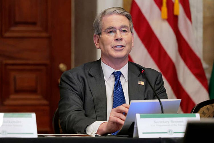 Secretary Bessent Holds Meeting With Treasury Department