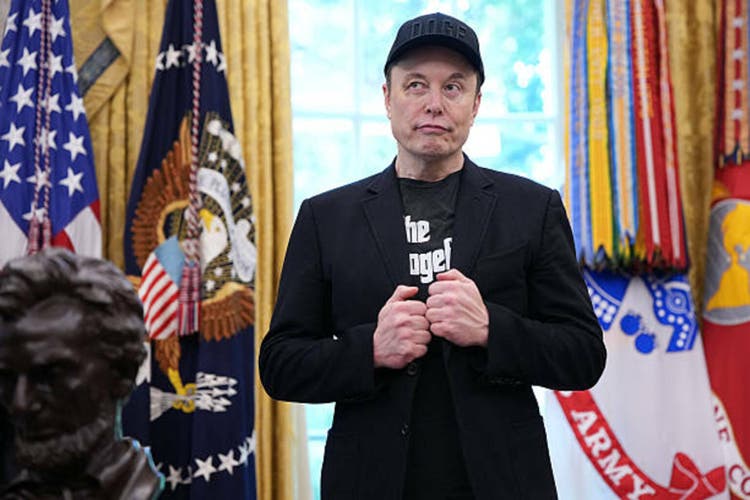President Trump Holds Press Conference With Elon Musk in White House"s Oval Office