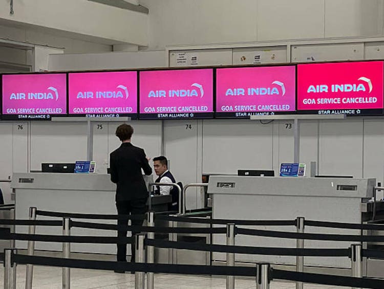 Gatwick Bound Air India Flight Crashes Moments After Take Off