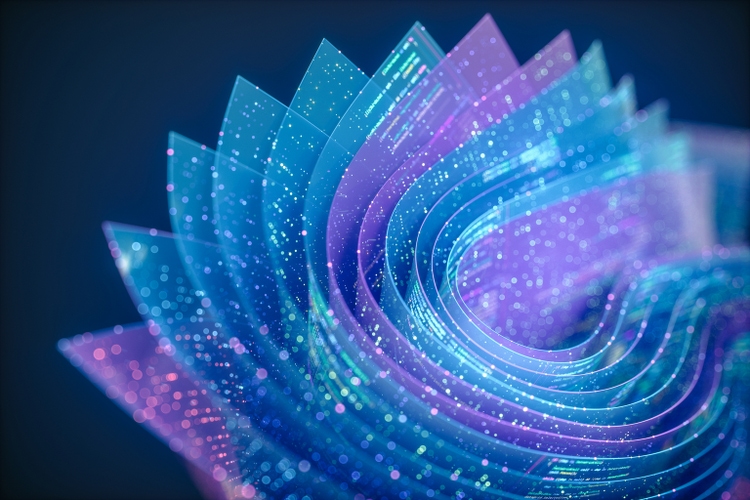 Agentic AI Interface with Layered Data Visualization