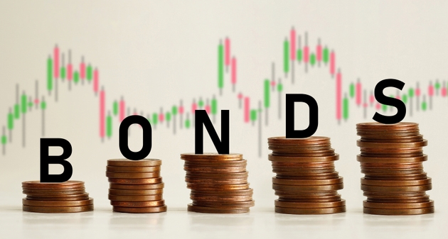 Invest in Bonds as business and Financial concept. Corporate and government bonds