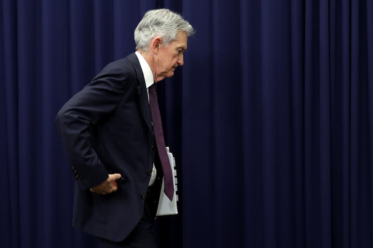 Federal Reserve Chair Powell Holds Press Conference On Interest Rates