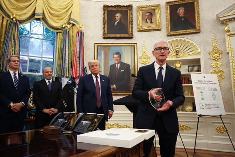 President Trump Makes An Announcement In The Oval Office
