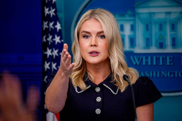 White House Press Secretary Karoline Leavitt Holds Press Briefing At The White House