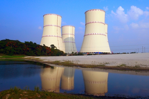 A nuclear power plant in Bangladesh.