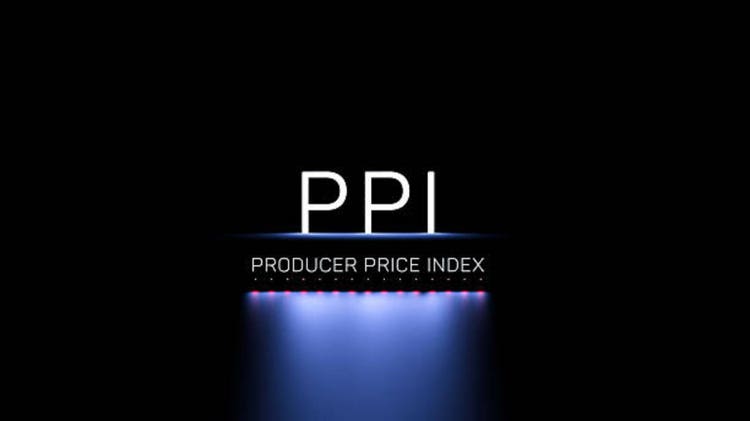 PPI PRODUCER PRICE INDEX text, neon illuminated acronym, inscription. PPI business concept, indicator, wallpaper. 3D render