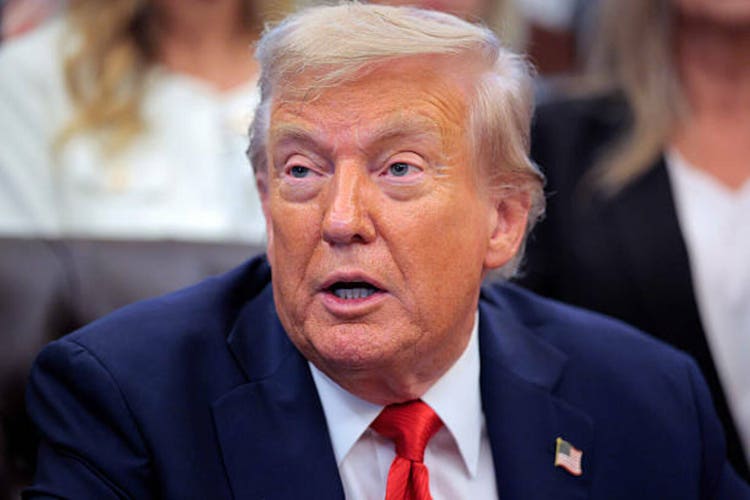 President Trump Speaks In The Oval Office