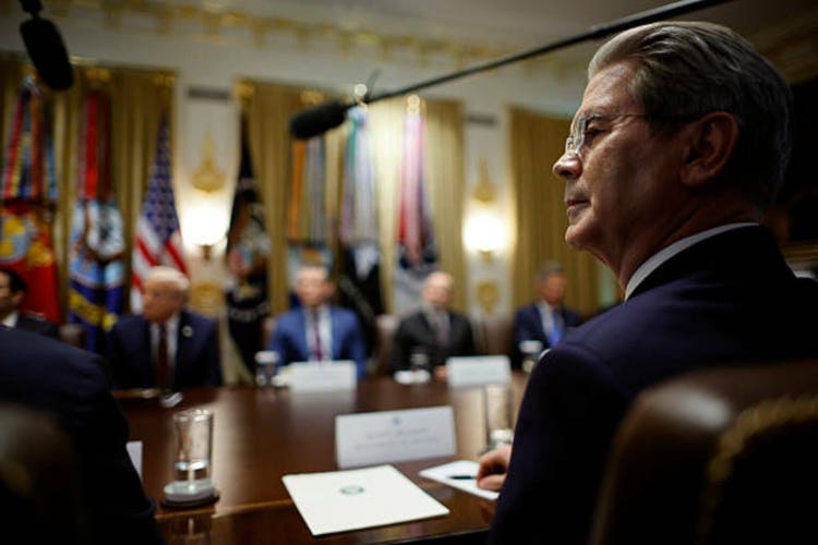 President Trump Meets With His Cabinet At The White House