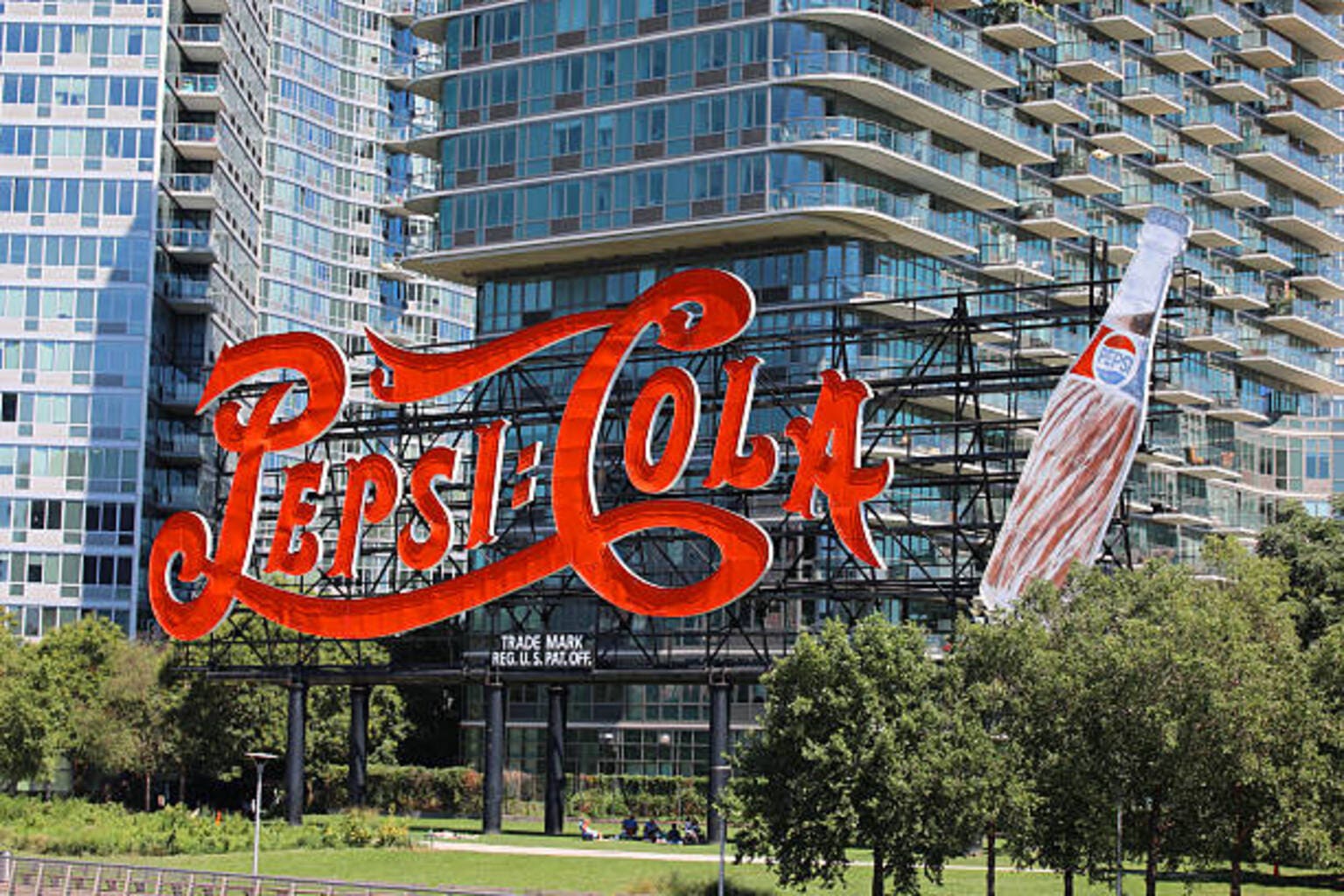 Big Red Pepsi-Cola Sign a in long Island in Queens