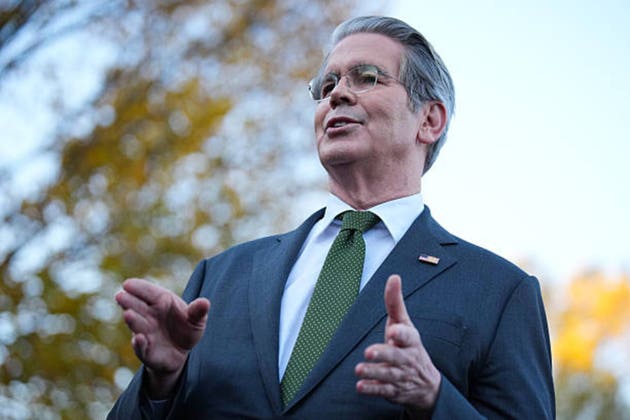 Treasury Secretary Scott Bessent Speaks To Reporters Outside The White House