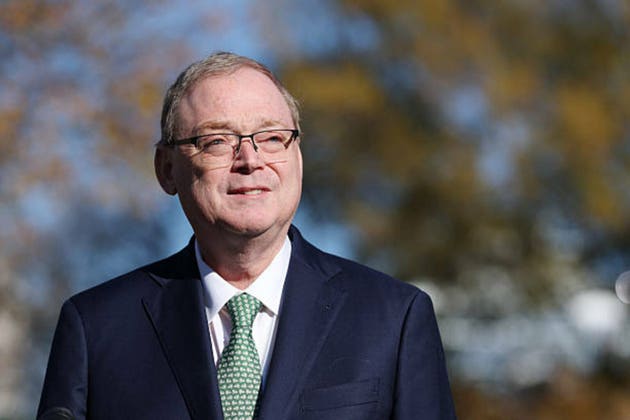 Director Of National Economic Council Kevin Hassett Speaks To Reporters At The White House