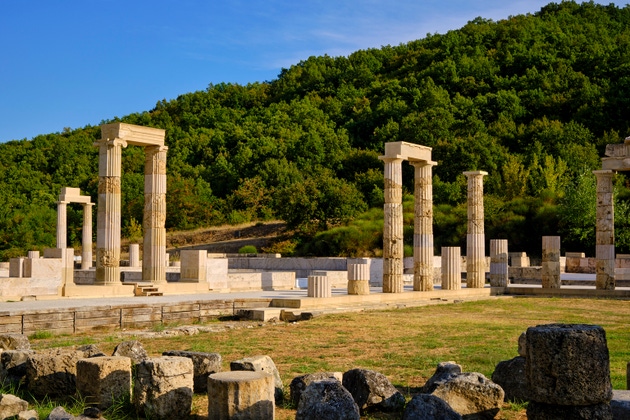 Greece, Macedonia, Vergina, Aigai Palace