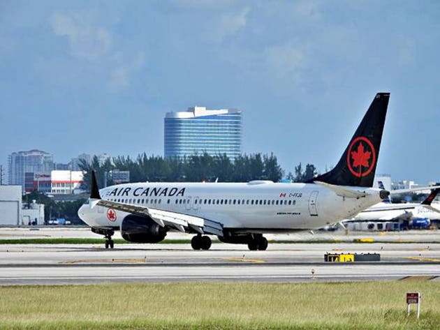 Air Canada Boeing 737 Max 8 Airplane