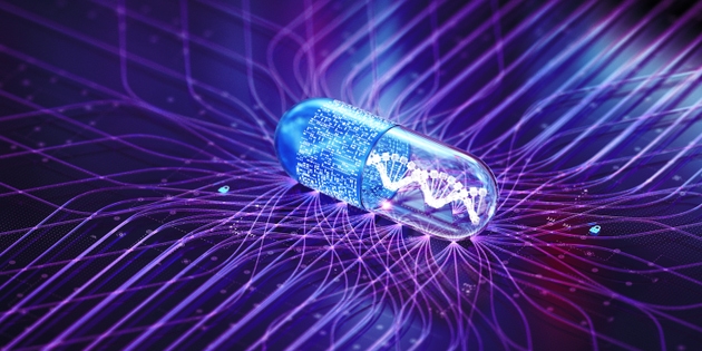 AI Medical Research Technology Concepts. Digital Healthcare