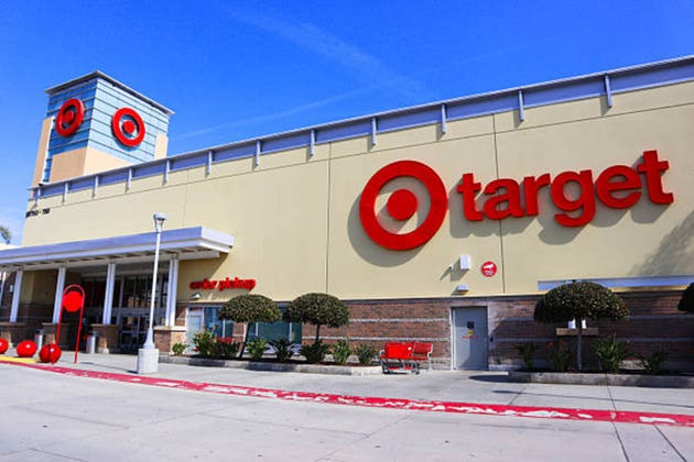 Target store, a major American retail chain of discount department stores. Exterior view