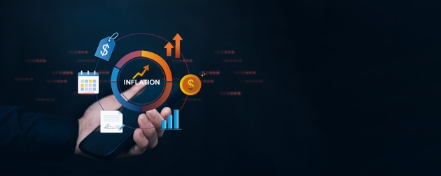 Inflation Growth And Rising Price Economic Impact Concept