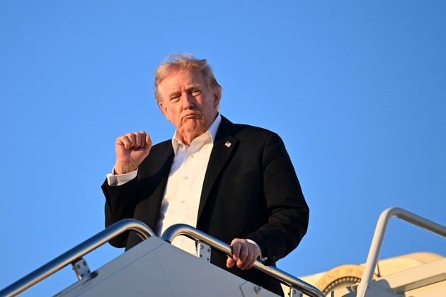 President Trump Returns To The White House From Florida