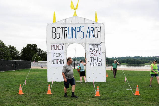 Activists Protest President Trump