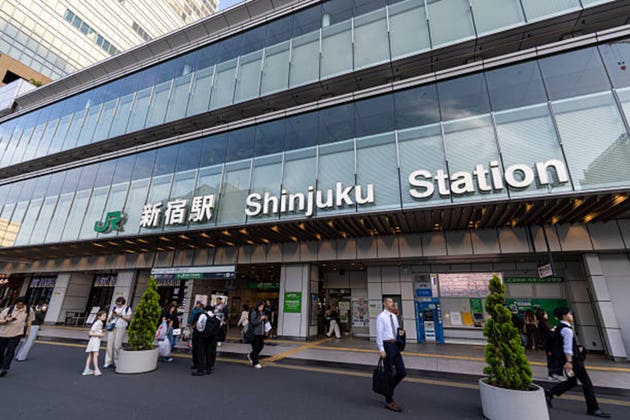 JR Shinjuku Station in Tokyo, Japan
