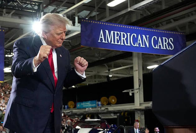 President Trump Visits Michigan To Boost U.S. Auto Industry