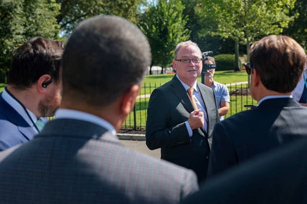 Director Of The National Economic Council Hassett Speaks To Reporters