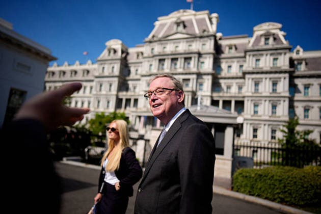 National Economic Council Director Kevin Hassett Speaks To Reporters Outside The White House
