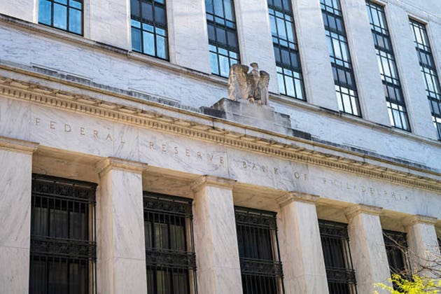 Facade of Federal Reserve Bank of Philadelphia