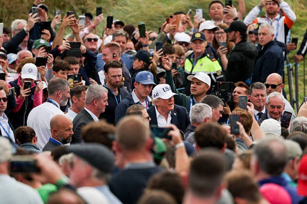 U.S. President Donald Trump Visits Ireland - Day Two Doonbeg