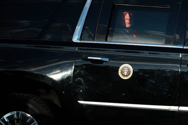 President Trump Travels To His Virginia Golf Course And Then Camp David For The Weekend