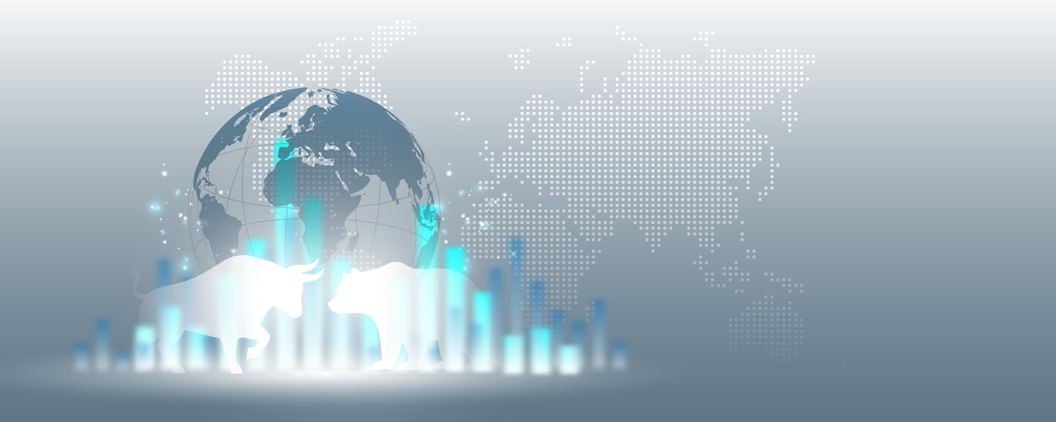 featuring a graph displaying data on finance, investment, and stock trading.