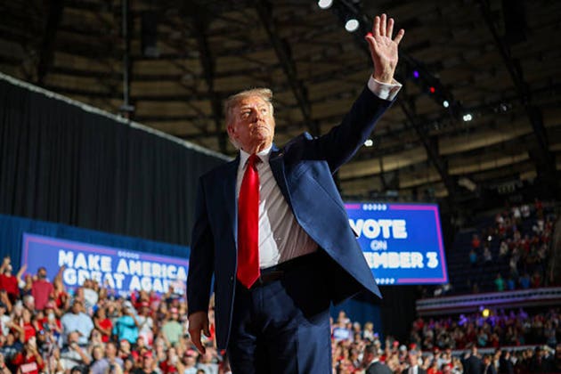 Trump labels anyone saying 'AI' as 'the enemy'