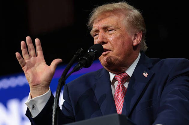 President Trump Holds Midterm Election Rally In Kansas