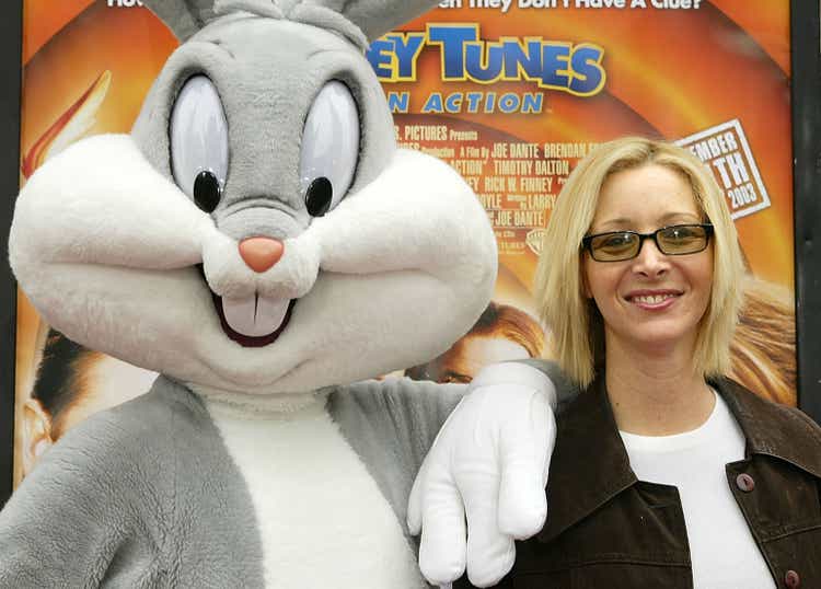 Lisa Kudrow and Bugs Bunny